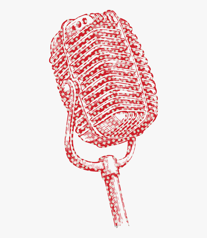 Polka Dot Microphone Dare Heart, HD Png Download, Free Download