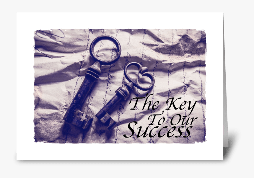 Key To Success Greeting Card, HD Png Download, Free Download