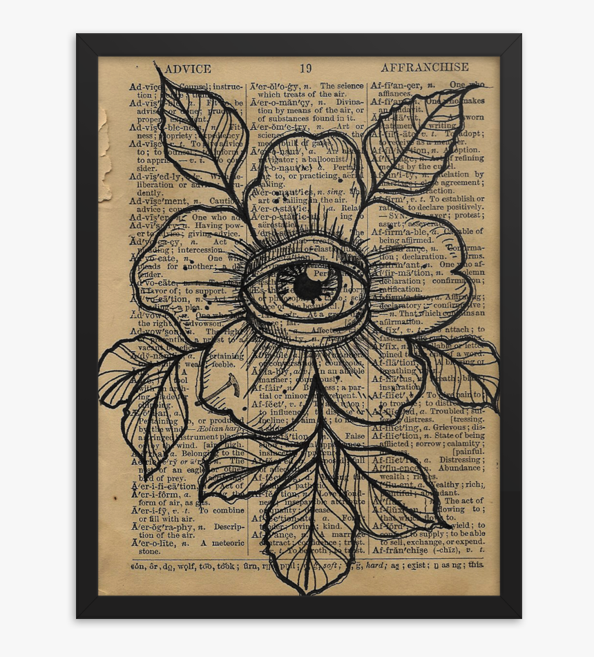 Eye Flower Creepy Merch Pau Mockup Transparent Transparent, HD Png Download, Free Download