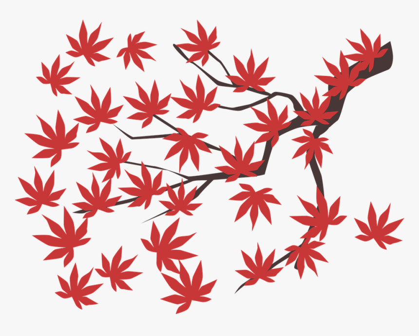 Transparent Red Maple Leaf Clipart, HD Png Download, Free Download