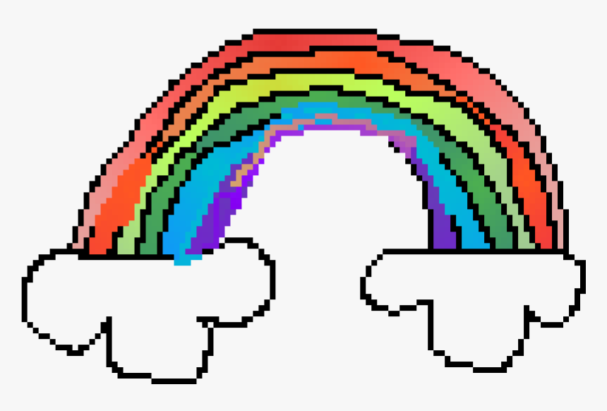 Rainbow Using Rainbow Colors, HD Png Download, Free Download