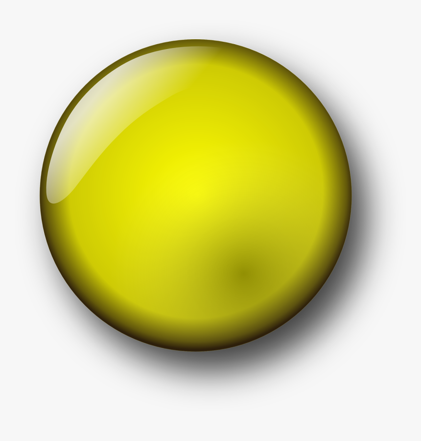 Yellow Button Png, Transparent Png, Free Download