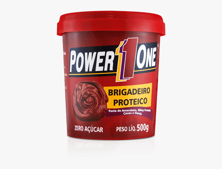 Pasta De Amendoim Brigadeiro Proteico 500g Power1one, HD Png Download, Free Download