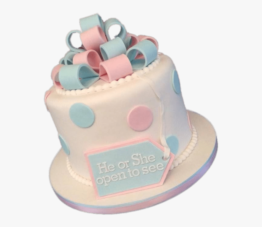 Gender Reveal Cake Open To See Clip Arts, HD Png Download, Free Download