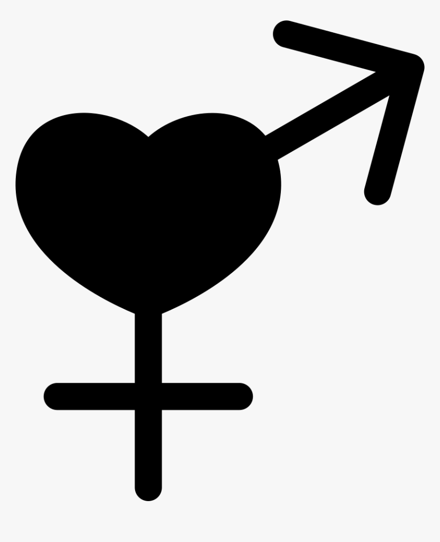 Heart With Female And Male Signs, HD Png Download, Free Download