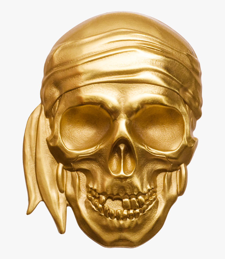 Gold Skull Png, Transparent Png, Free Download