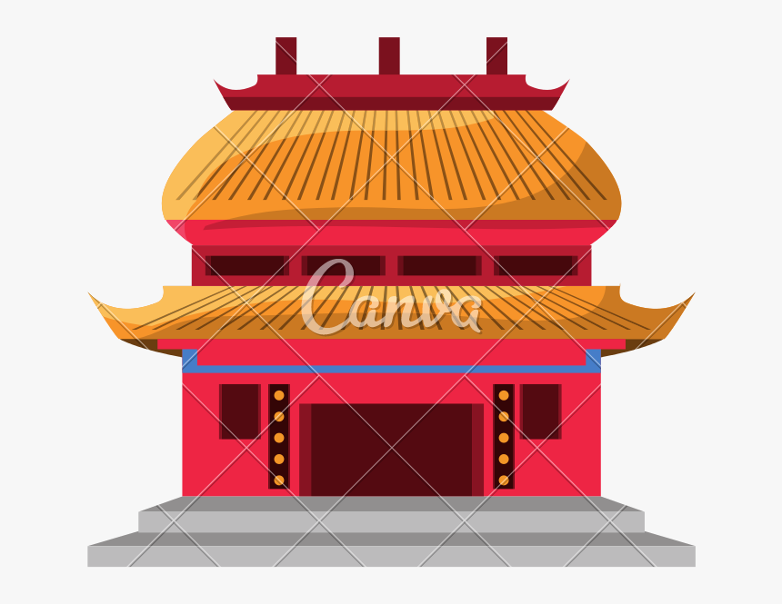Temple Clipart Roof Chinese, HD Png Download, Free Download