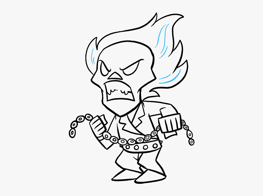 How To Draw A Ghost Rider, HD Png Download, Free Download