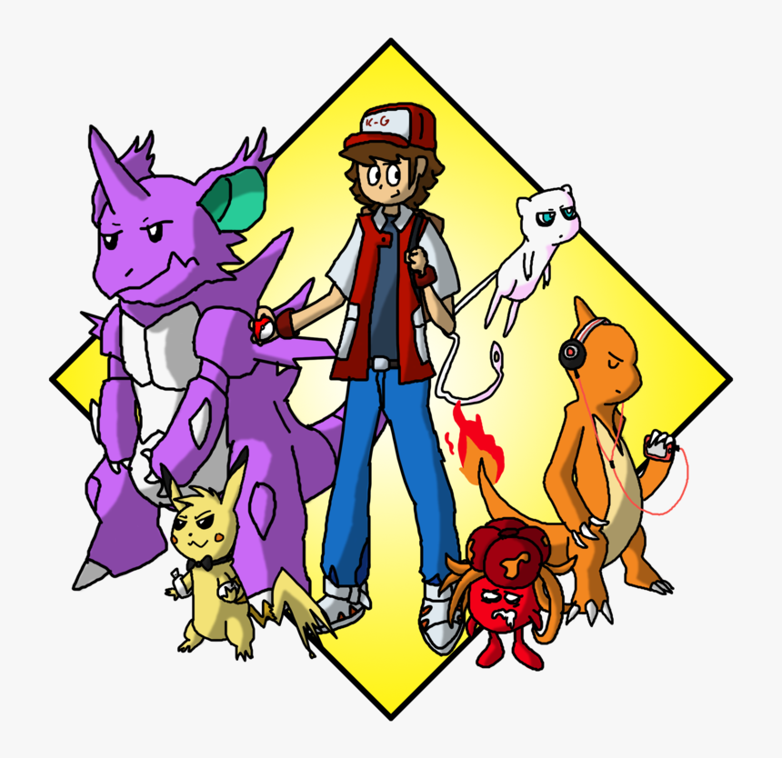 Yellow Nuzlocke Team By Kame-ghost, HD Png Download, Free Download