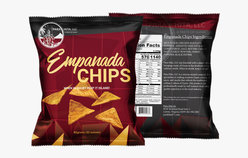Para Hita Empanada Chips Mockup, HD Png Download, Free Download