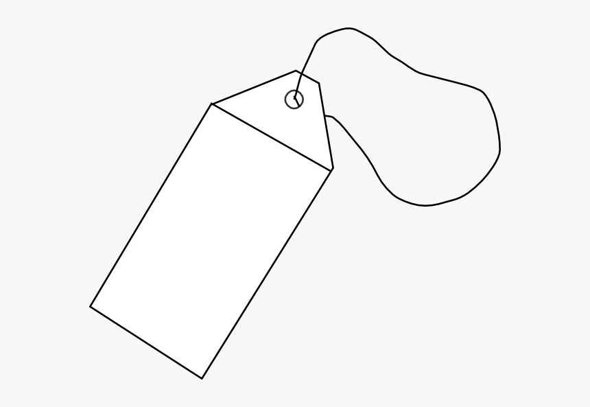 Black And White Png Price Tag Drawing, Transparent Png, Free Download