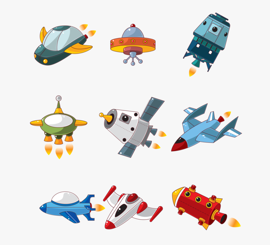 Cartoon Spaceship Png, Transparent Png, Free Download