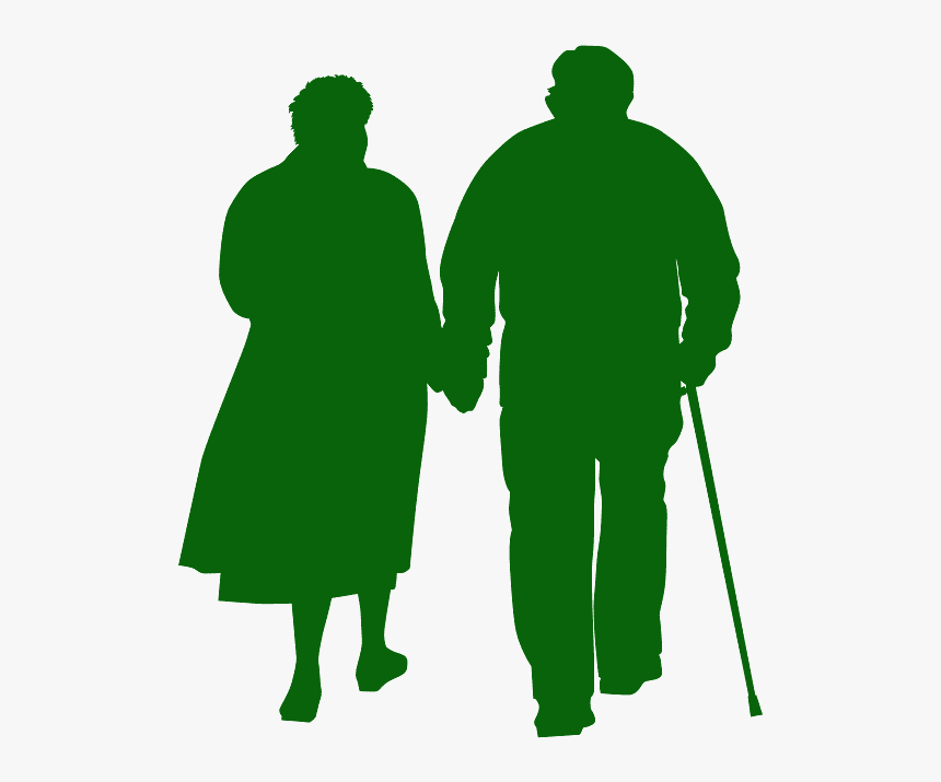 Couple Silhouette Holding Hands Png, Transparent Png, Free Download