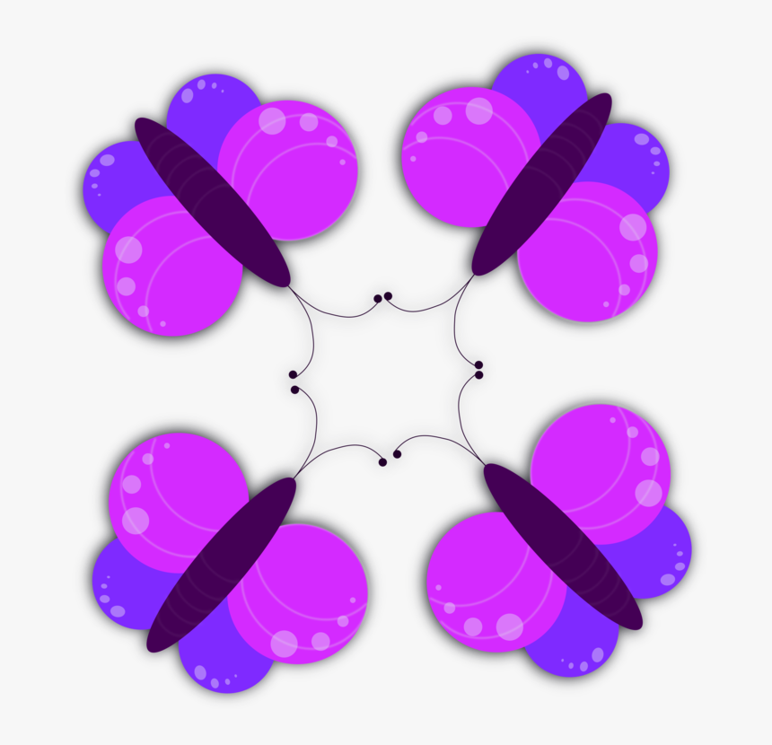 Butterfly,pink,line, HD Png Download, Free Download