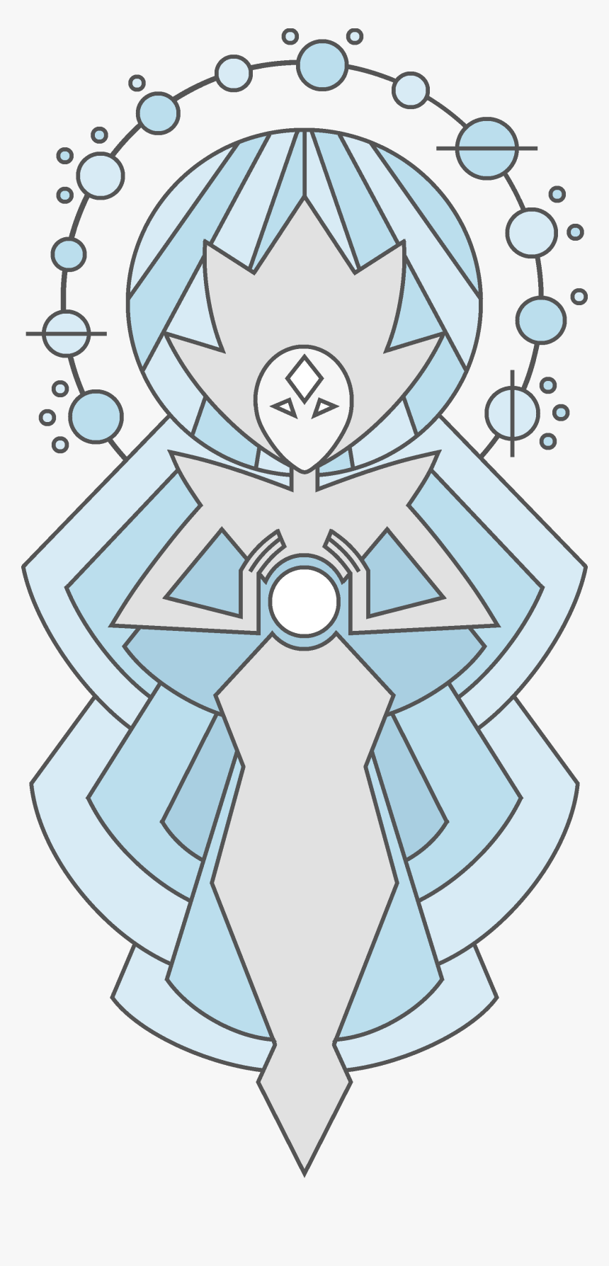 Steven Universe White Diamond Mural , Png Download, Transparent Png, Free Download