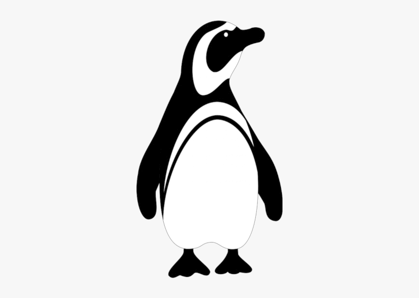 Penguin Emperor Clipart Transparent Clip Art Black, HD Png Download, Free Download