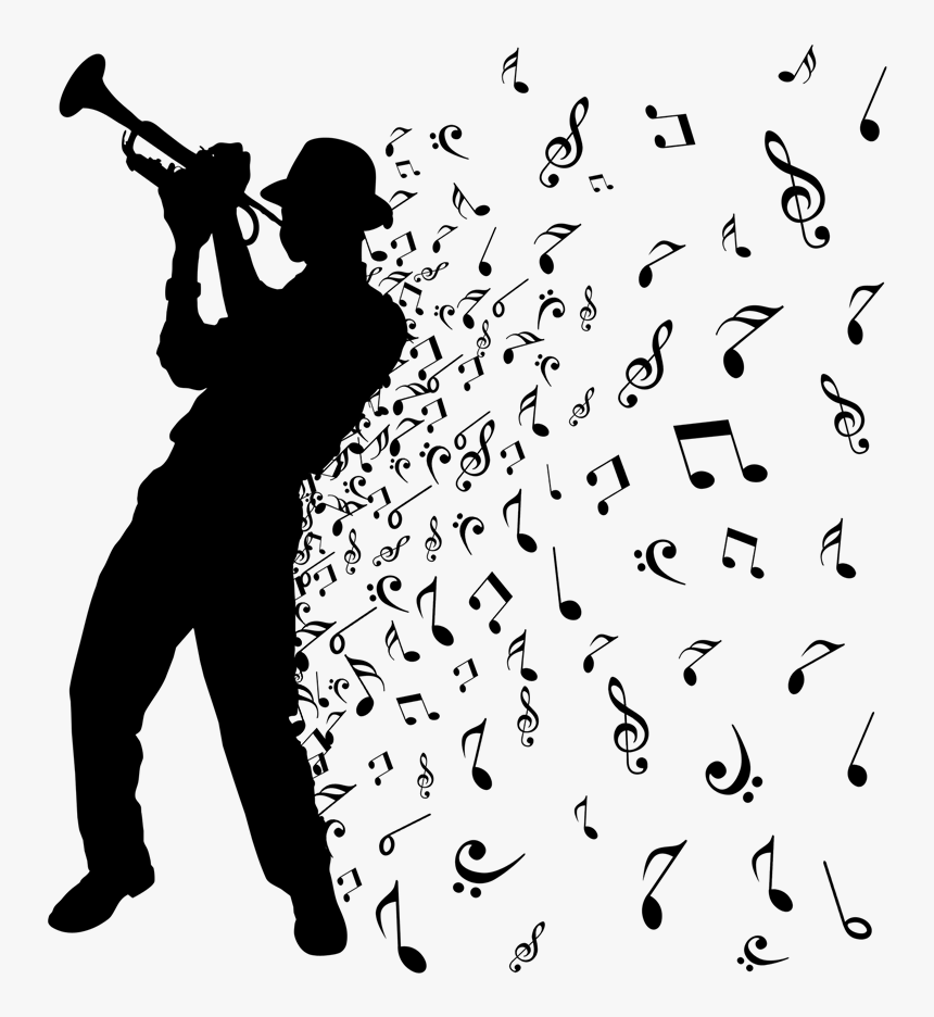 Saxophone Silhouette Png, Transparent Png, Free Download