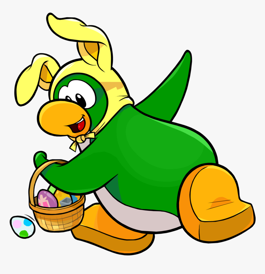 Yellow Bunny Ears Penguin, HD Png Download, Free Download