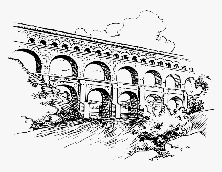 Aqueduct, Architecture, Bridge, Canal, Roman, HD Png Download, Free Download