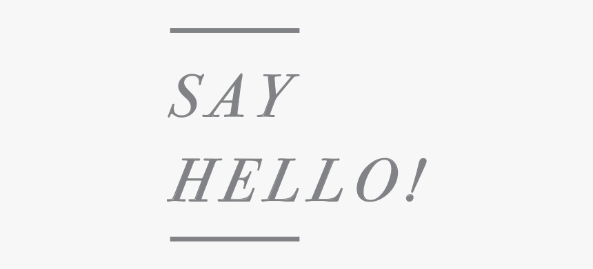 Say Hello, HD Png Download, Free Download