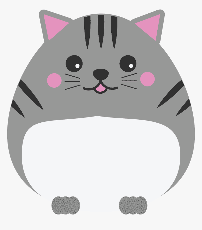 Gato Kawaii Png, Transparent Png, Free Download