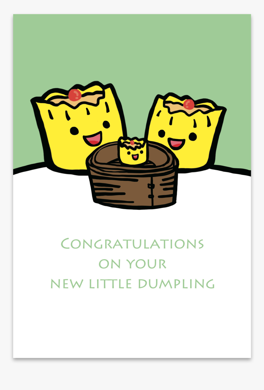 Congratulations On Your New Little Dumpling Green, HD Png Download, Free Download
