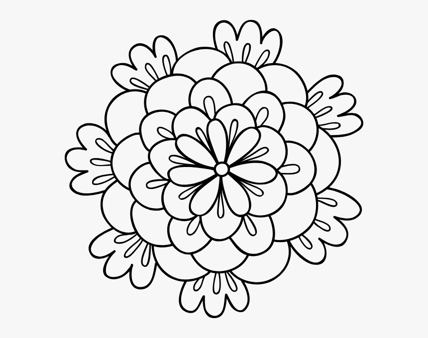 Petal Drawing Vector Flower, HD Png Download, Free Download