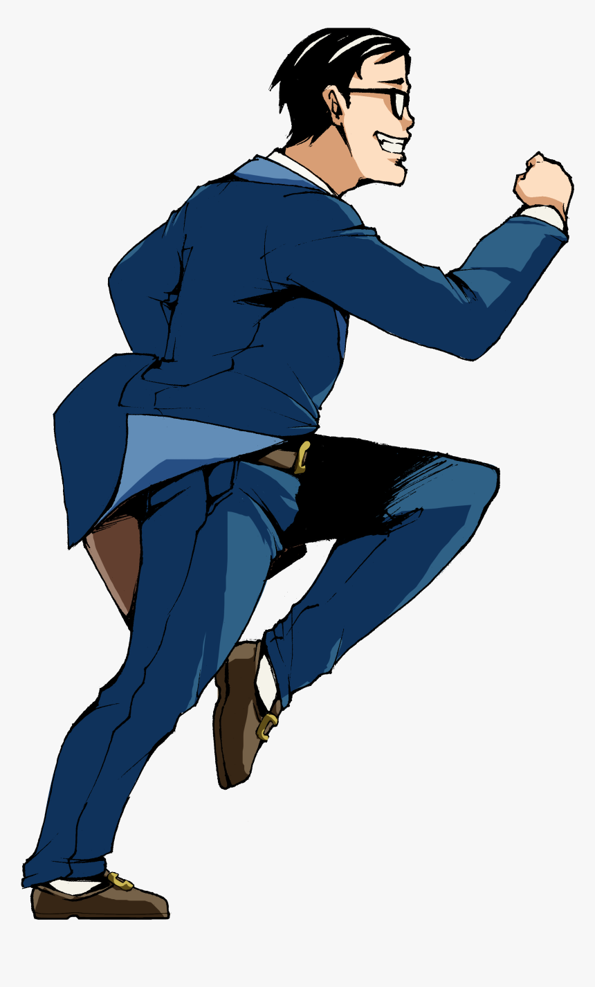 Joannime07elric Running Man In Suit 2 By Joannime07elric, HD Png Download, Free Download