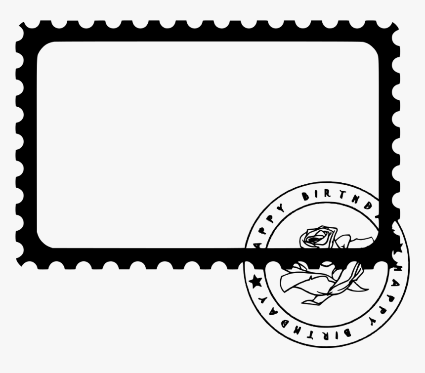 Stamp Border Png, Transparent Png, Free Download