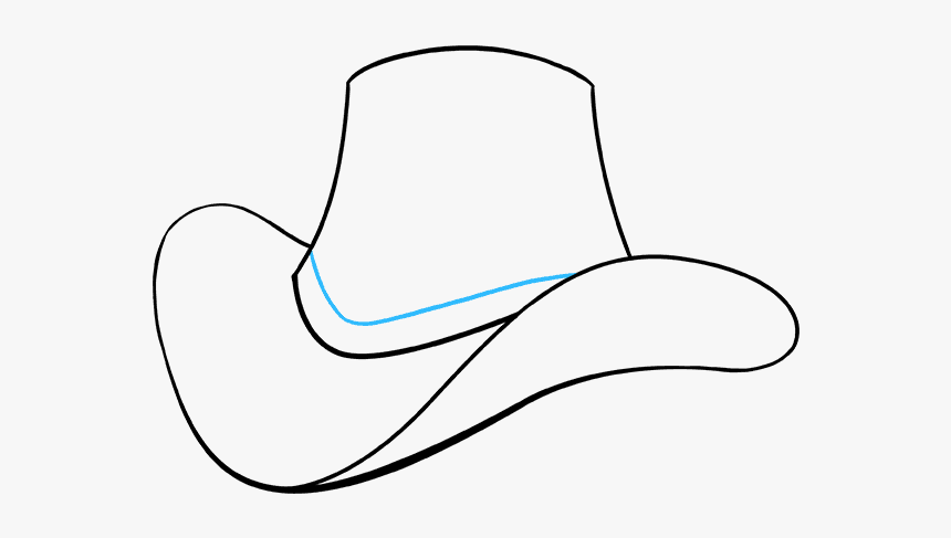 Drawing Cowboy Hat Png - Cowboy Hat, Transparent Png, Free Download