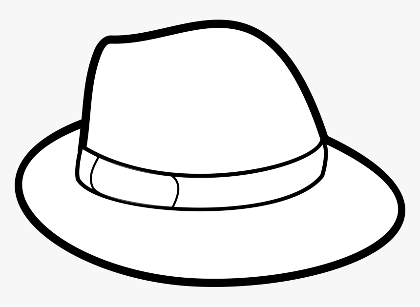 Outline Picture Of Hat, HD Png Download, Free Download