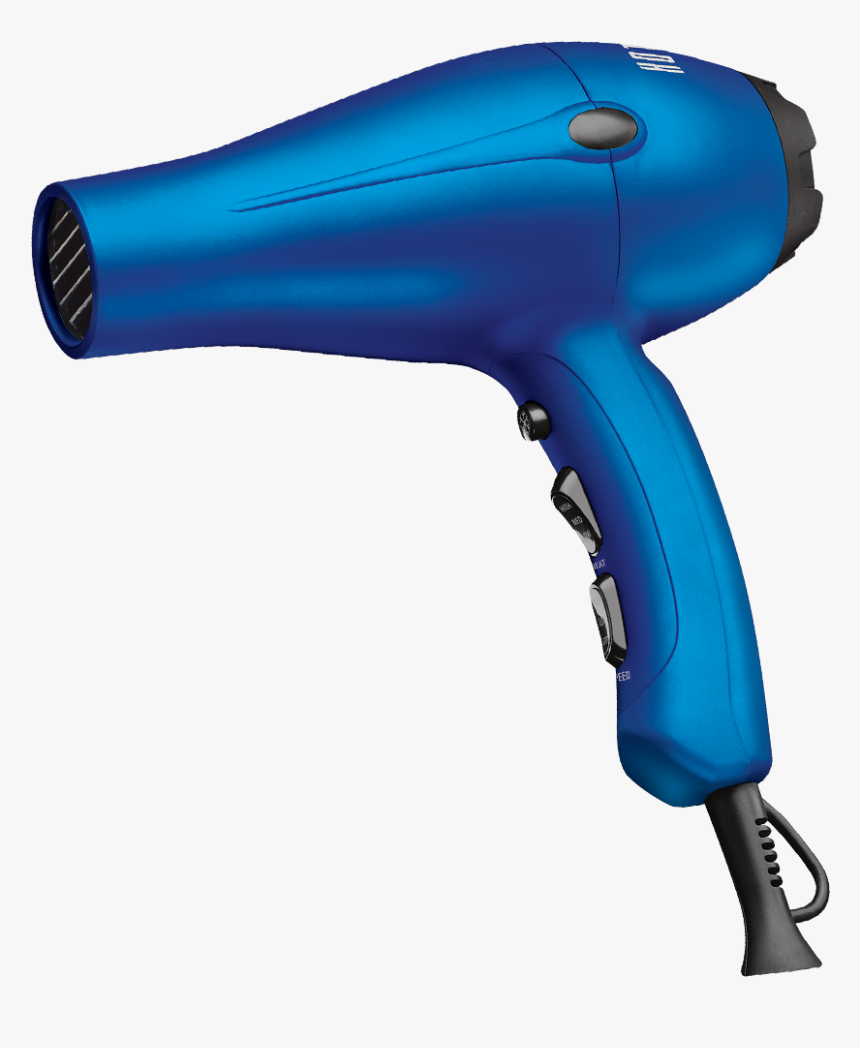 Hair Blower Png - Blue Hair Blow Dryer, Transparent Png, Free Download