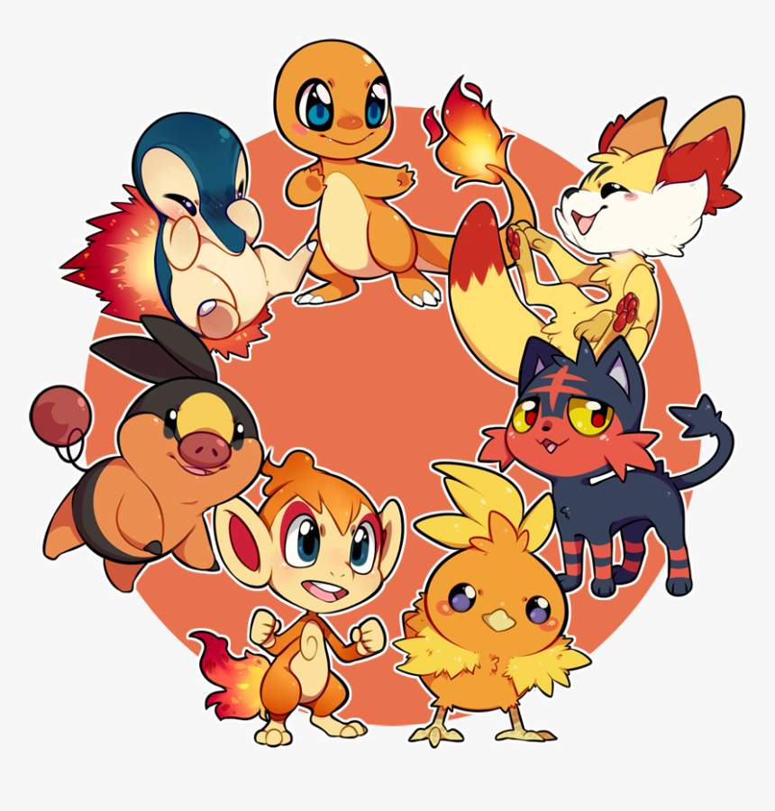 Fire Type Starter Pokemon, HD Png Download, Free Download