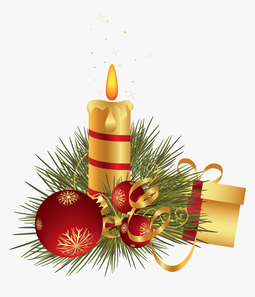 Advent Clipart Lilin - Christmas Candles Clipart, HD Png Download, Free Download