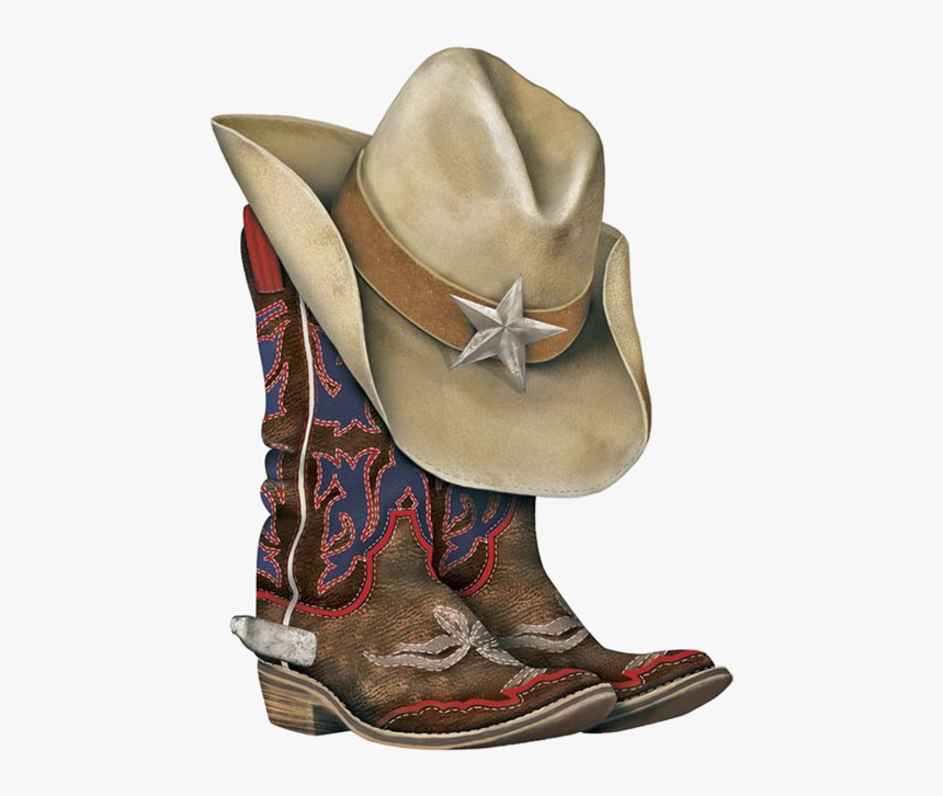 Cowboy Hat And Boots Png , Png Download - Cowboy Hat On Boots, Transparent Png, Free Download