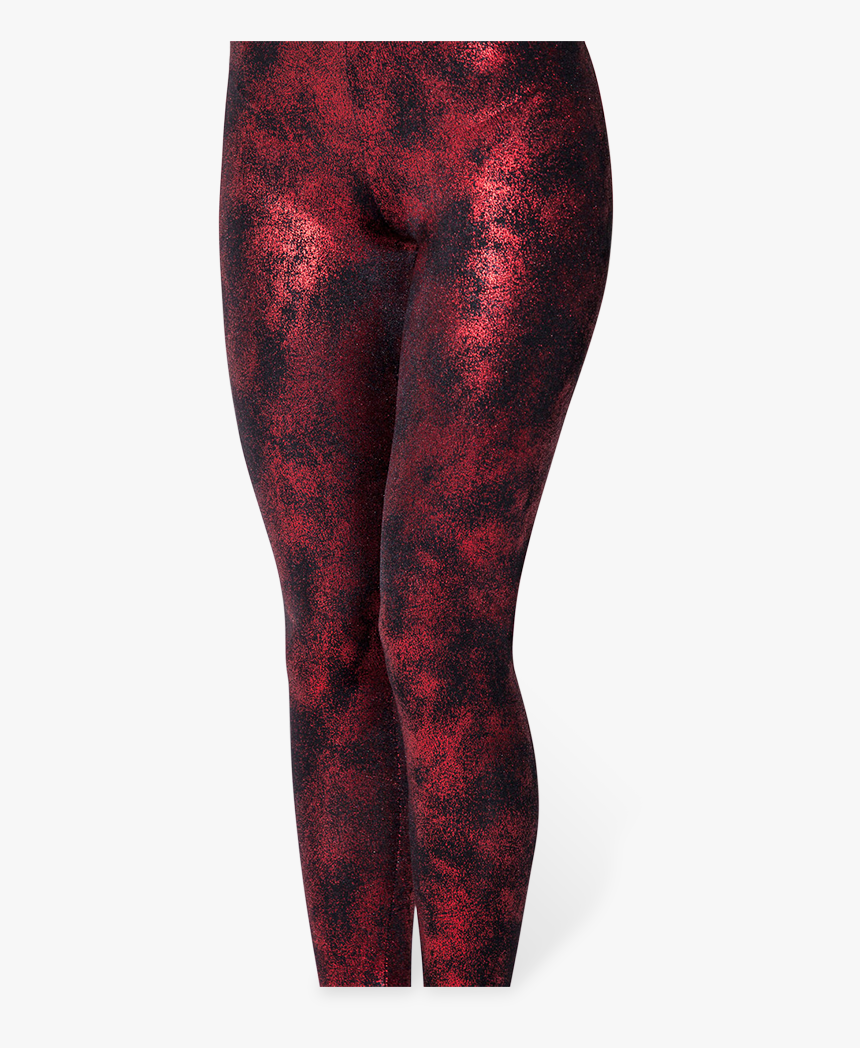 Spray Paint Red High Waisted Leggings - Tights, HD Png Download, Free Download