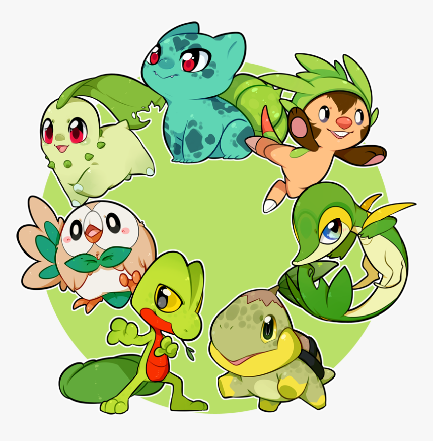 Bulbasaur Charmander Squirtle Chikorita Cyndaquil Totodile, HD Png Download, Free Download