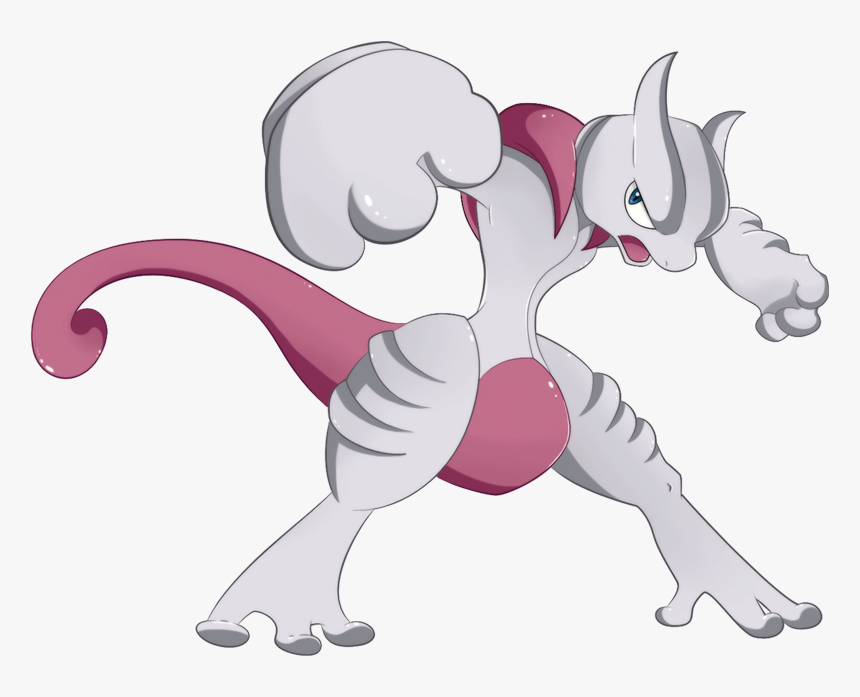 Mega Mewtwo X Attacking, HD Png Download, Free Download
