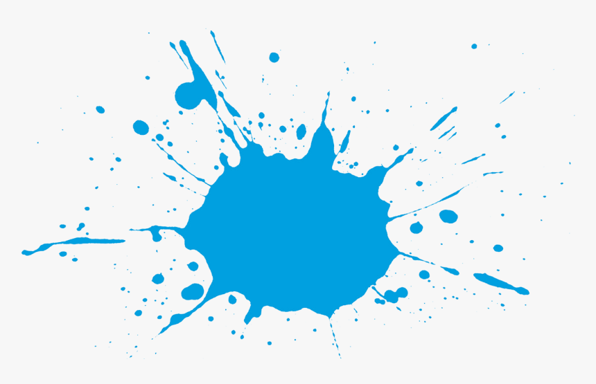 Paint Red Clip Art - Blue Colour Splash Png, Transparent Png, Free Download