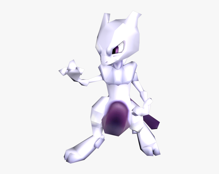Download Zip Archive - Mewtwo Pokemon Stadium Model, HD Png Download, Free Download