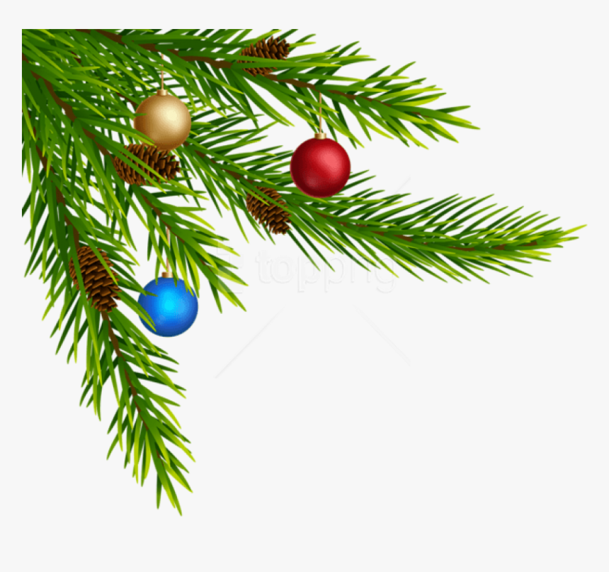 Christmas Corner Png - Green Christmas Corner Png, Transparent Png, Free Download