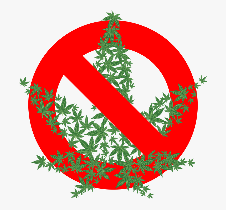 Marihuana, Drogas, Prohibido, Cáñamo, Ilegal - No Marijuana Clipart, HD Png Download, Free Download