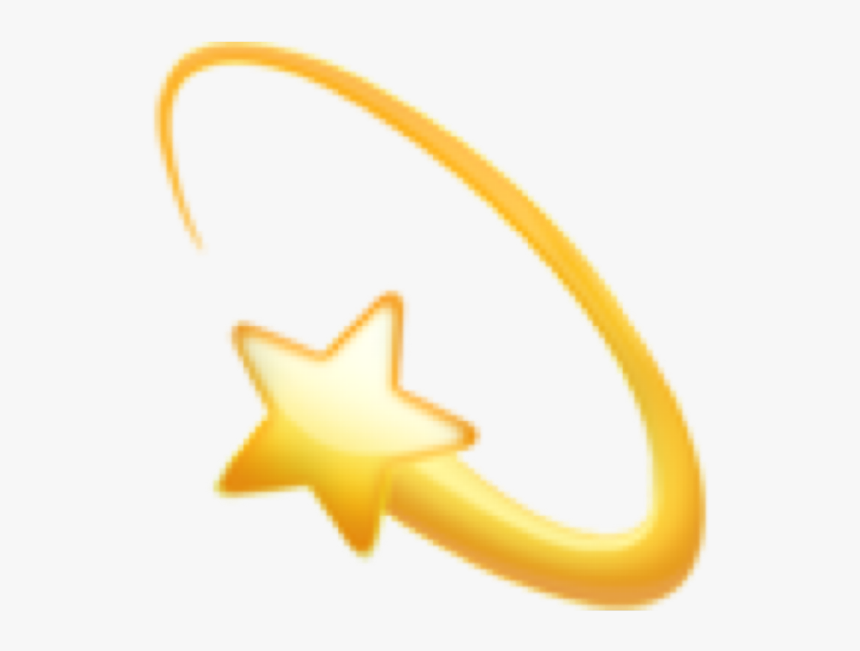 Emoji Png Star - Apple Shooting Star Emoji, Transparent Png, Free Download