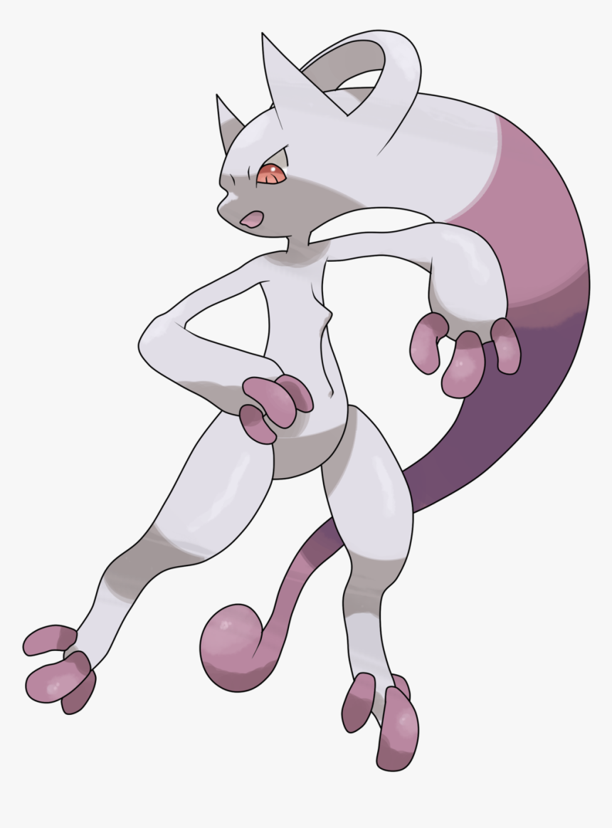 Mega Mewtwo Y By Theangryaron - Mega Mewtwo Transparent, HD Png Download, Free Download