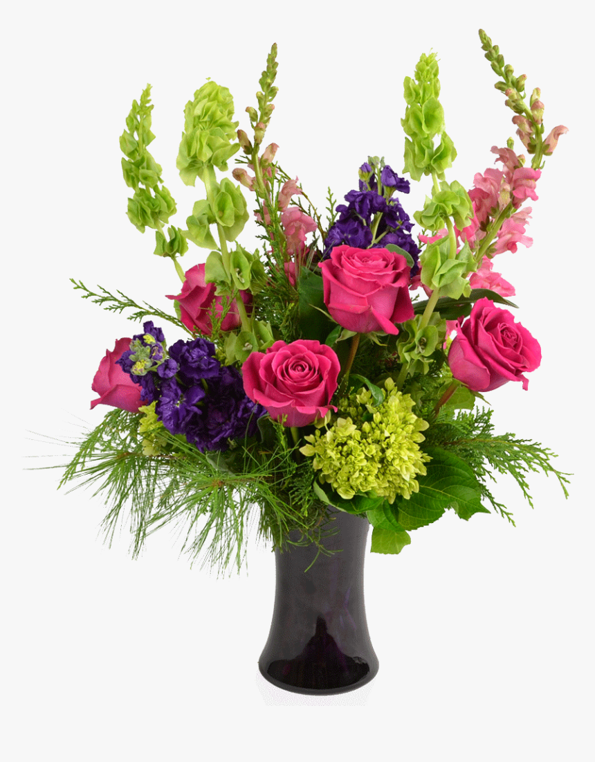 Pink Rose Flower Arrangement - Flower Arrangement Png, Transparent Png, Free Download