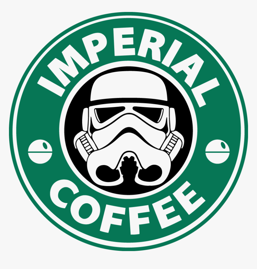Imperial Coffee Star Wars Stormtrooper Starbucks Vinyl - Star Wars Starbucks Logo, HD Png Download, Free Download