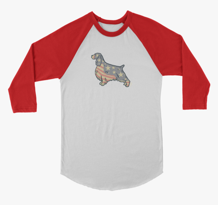 3 4 Sleeve Raglan T Shirt American Apparel Red, HD Png Download, Free Download