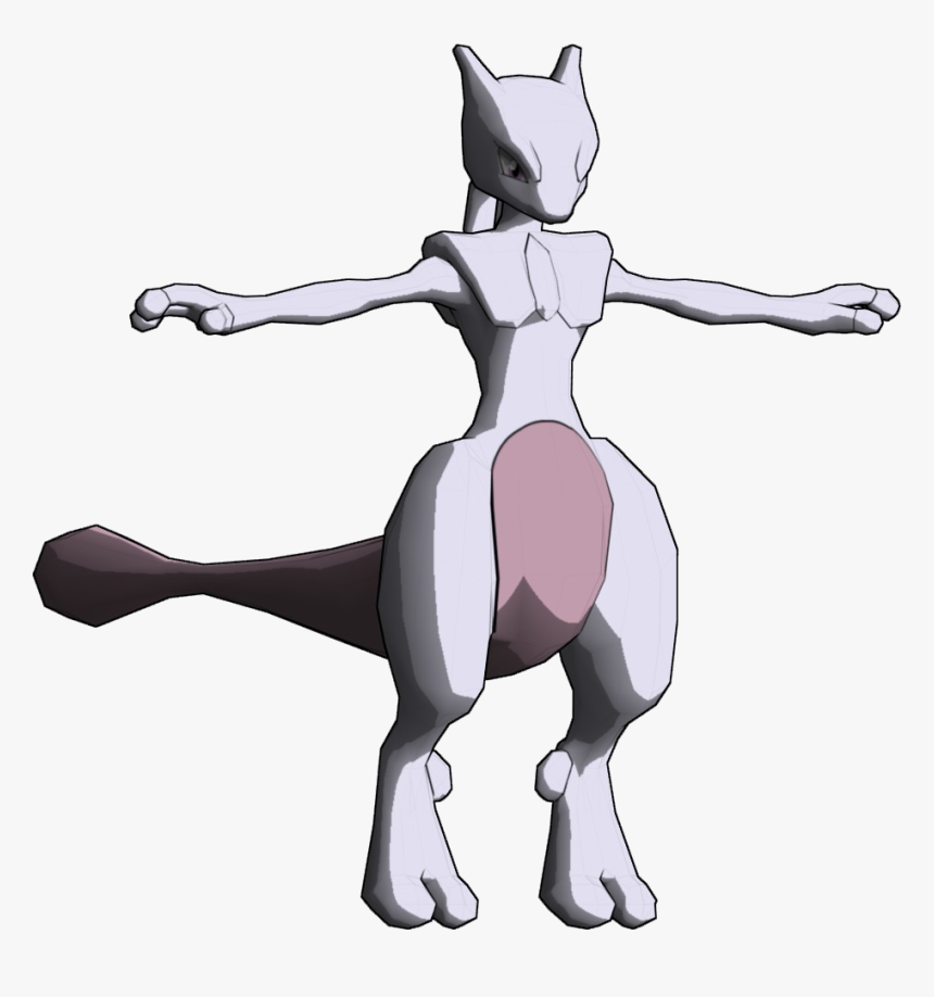Mewtwo - Cartoon, HD Png Download, Free Download