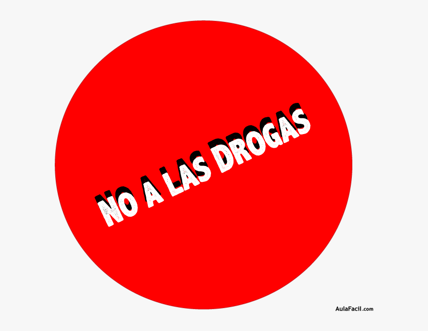 No A Las Drogas - Circle, HD Png Download, Free Download