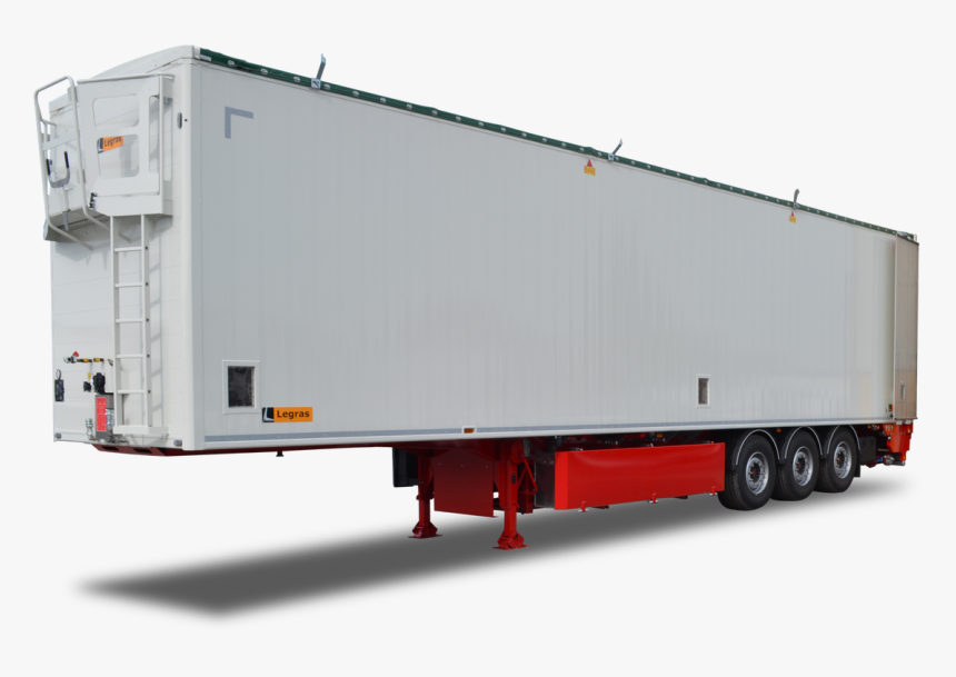 Wood Blower Semi-trailer - Trailer Truck, HD Png Download, Free Download